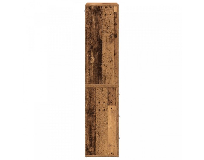 Sonata H Висок шкаф Стара дървесина 80x33x150 см