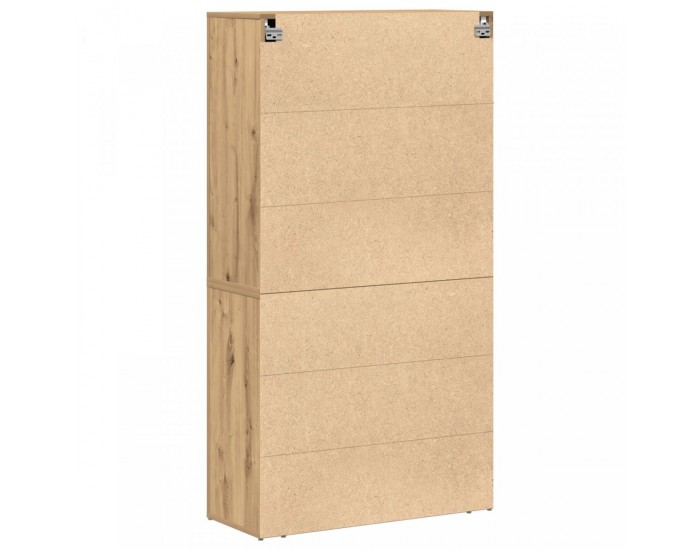 Sonata H Висок шкаф Артистичен дъб 80x33x150 см Инженерна дървесина
