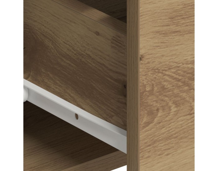 Sonata H Висок шкаф Артистичен дъб 80x33x150 см Инженерна дървесина