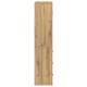 Sonata H Висок шкаф Артистичен дъб 80x33x150 см Инженерна дървесина