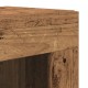 Sonata H Висок кабинет стара дървесина 69.5x34x180 см Инженерна дървесина