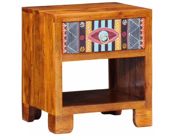 Sonata H Страничен шкаф 40x35x45 см Масивна дървесина от акация