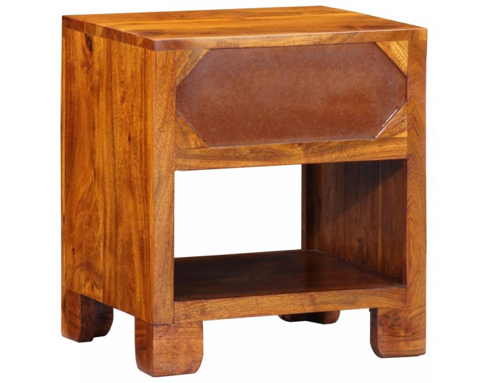 Sonata H Страничен шкаф 40x35x45 см Масивна дървесина от акация