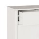Sonata H Шкаф DRAMMEN Бяло 79x43x75,5 см Масивно дърво бор