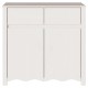 Sonata H Шкаф DRAMMEN Бяло 79x43x75,5 см Масивно дърво бор