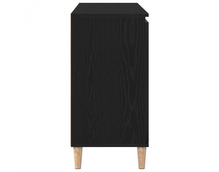 Sonata H Комод Черен Дъб 101x35x60 см Инженерна Дървесина