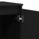 Sonata H Комод Черен Дъб 101x35x60 см Инженерна Дървесина