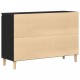 Sonata H Комод Черен Дъб 101x35x60 см Инженерна Дървесина
