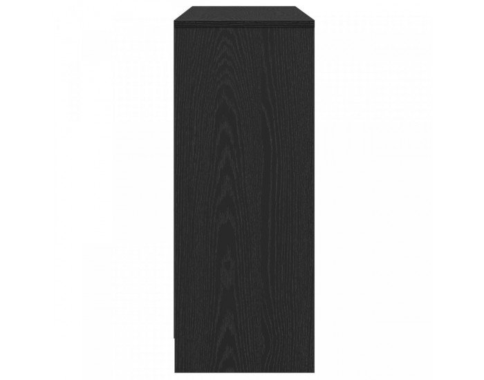 Sonata H Стенен шкаф Черен дъб 102x33x75 см от инженерна дървесина