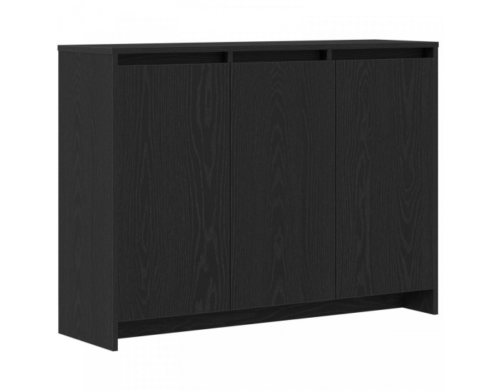 Sonata H Стенен шкаф Черен дъб 102x33x75 см от инженерна дървесина