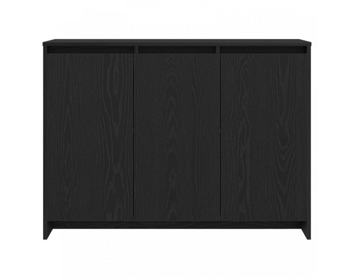 Sonata H Стенен шкаф Черен дъб 102x33x75 см от инженерна дървесина