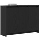 Sonata H Стенен шкаф Черен дъб 102x33x75 см от инженерна дървесина