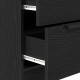 Sonata H Черен дъб шкаф 60x30x70 см Изработен от дървесина