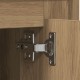 Sonata H Стойка Artisan Дъб 80x34x75 см Инженерна дървесина