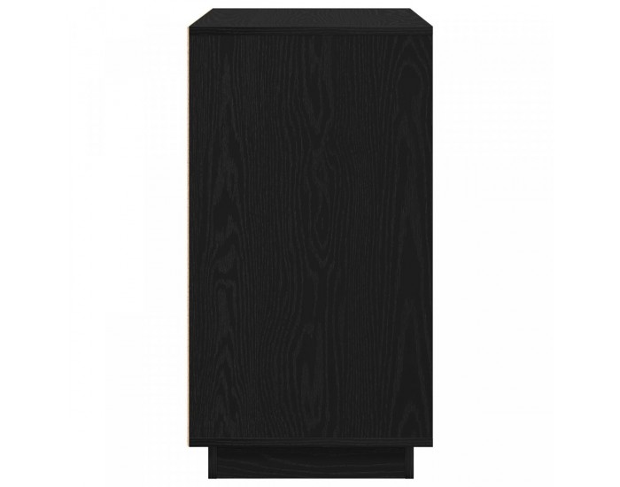 Sonata H Стенен шкаф Черен Дъб 80x34x75 см Инженерна дървесина