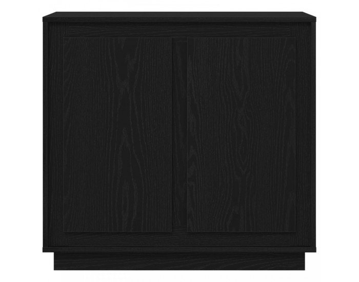Sonata H Стенен шкаф Черен Дъб 80x34x75 см Инженерна дървесина
