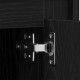 Sonata H Стенен шкаф Черен Дъб 80x34x75 см Инженерна дървесина