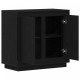 Sonata H Стенен шкаф Черен Дъб 80x34x75 см Инженерна дървесина