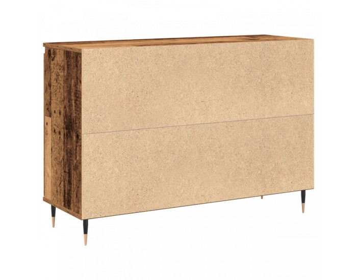 Sonata H Сайтборд с Врати и Чекмеджета Старо Дърво 101,5x35x70 см