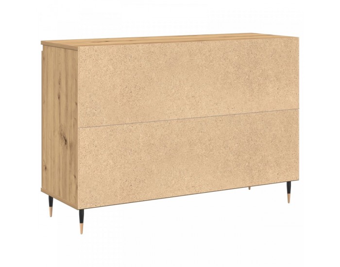 Sonata H Сайдборд с врати и чекмеджета от дъбово дърво 101,5x35x70 см