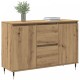 Sonata H Сайдборд с врати и чекмеджета от дъбово дърво 101,5x35x70 см