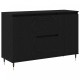 Sonata H Страница с врати и чекмеджета Черен дъб 101,5x35x70 см
