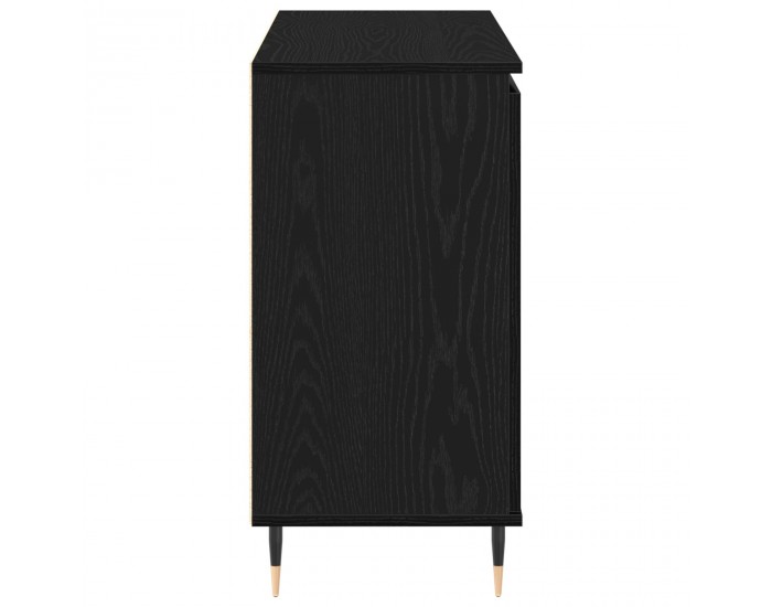 Sonata H Страница с врати и чекмеджета Черен дъб 101,5x35x70 см