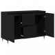 Sonata H Страница с врати и чекмеджета Черен дъб 101,5x35x70 см