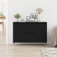 Sonata H Страница с врати и чекмеджета Черен дъб 101,5x35x70 см