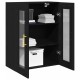Sonata H Стена Монтируем Cabinet с Стъклени Врати Черен Дъб 69,5x34x90 см