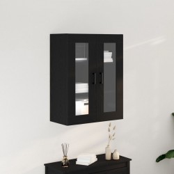 Sonata H Стенно шкафче с стъклени врати Черен дъб 69.5x34x90 см - Corpuri, vitrine, biblioteci modulare