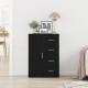 Sonata H Сайдборд Черно Дъб 60x31x84 см Инженерна Дървесина