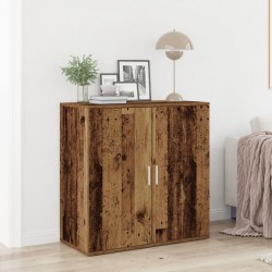 страничен шкаф Sonata H от старо дърво 79x38x80 см от инженерна дървесина - Corpuri, vitrine, biblioteci modulare