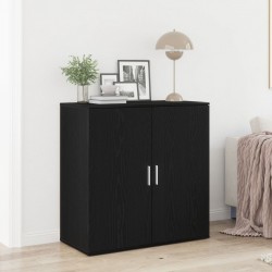 Sonata H странична маса Черен дъб 79x38x80 см Инженерна дървесина - Corpuri, vitrine, biblioteci modulare