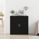 Sonata H странична маса Черен дъб 79x38x80 см Инженерна дървесина