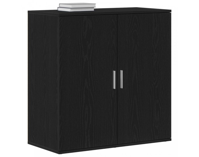 Sonata H странична маса Черен дъб 79x38x80 см Инженерна дървесина