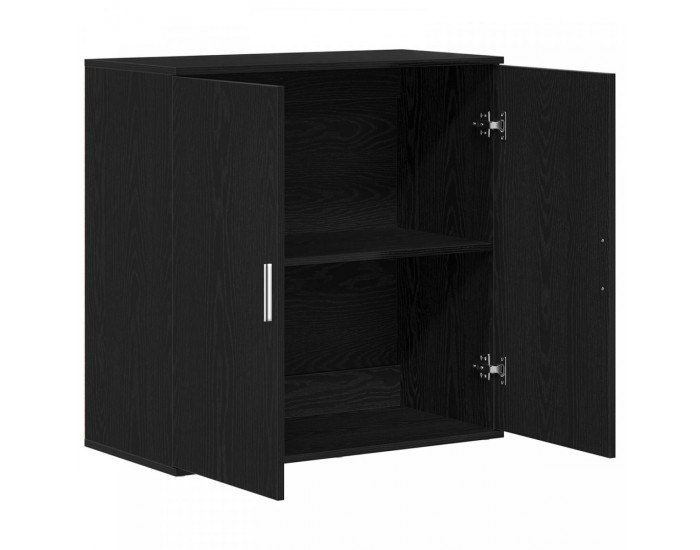 Sonata H странична маса Черен дъб 79x38x80 см Инженерна дървесина
