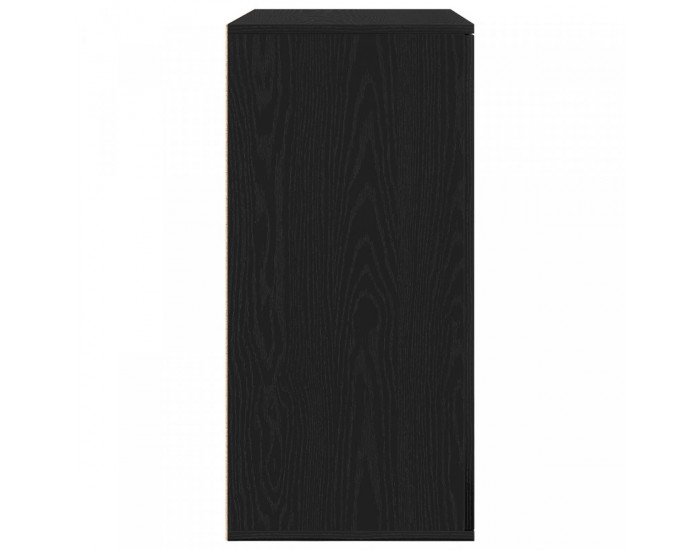 Sonata H странична маса Черен дъб 79x38x80 см Инженерна дървесина