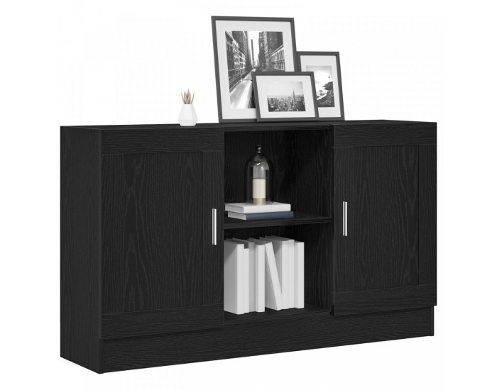 Sonata H Съкровище Черен Дъб 120x30,5x70 см Инженерна Дървесина