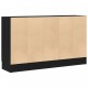 Sonata H Съкровище Черен Дъб 120x30,5x70 см Инженерна Дървесина