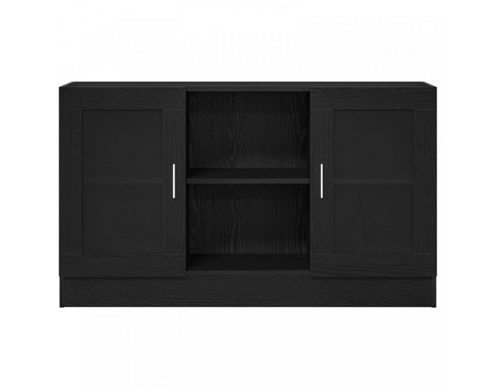 Страничен шкаф Sonata H Черен дъб 120x30,5x70 см Инженерна дървесина