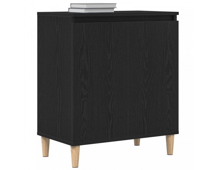 Sonata H Сайдборд Черен Дъб 60x35x70 см Инженерна Дървесина