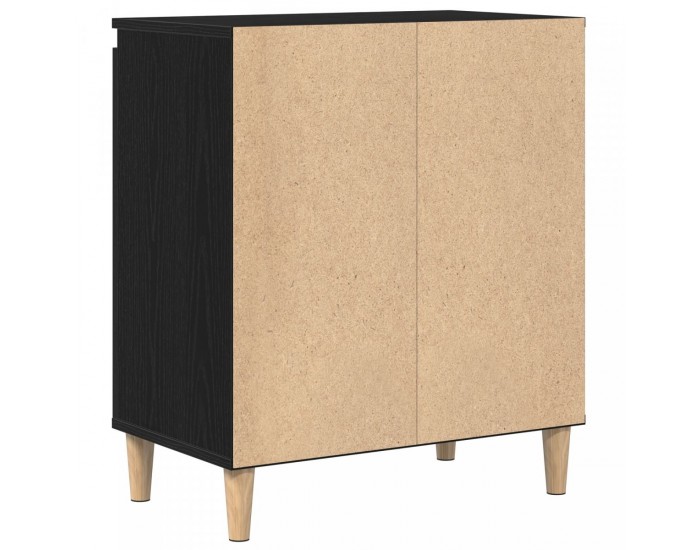 Sonata H Сайдборд Черен Дъб 60x35x70 см Инженерна Дървесина