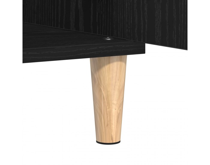 Sonata H Сайдборд Черен Дъб 60x35x70 см Инженерна Дървесина