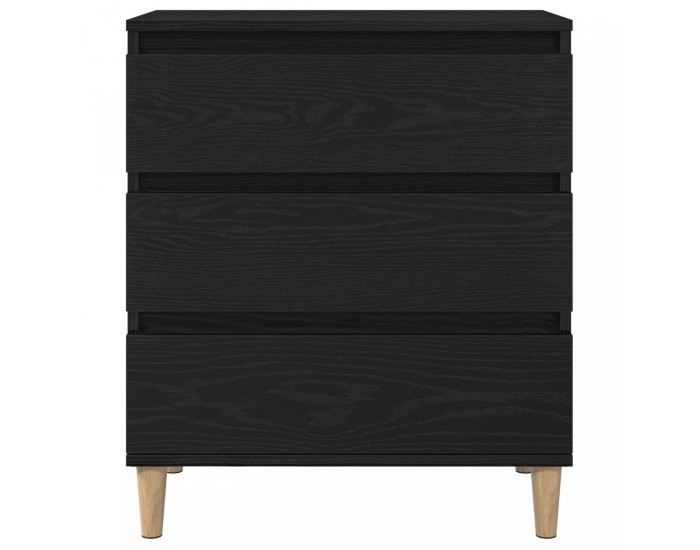 Sonata H Стенен шкаф Черен Дъб 60x35x70 см Инженерна дървесина