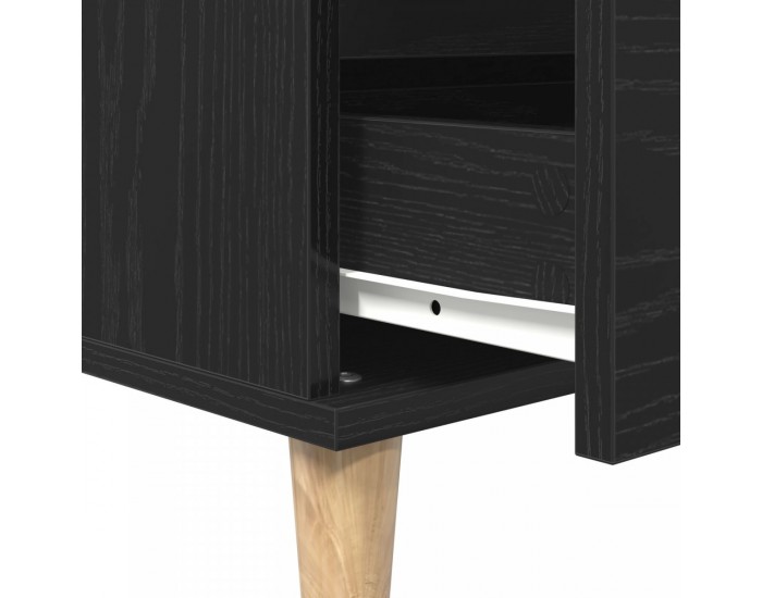 Sonata H Стенен шкаф Черен Дъб 60x35x70 см Инженерна дървесина
