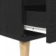 Sonata H Стенен шкаф Черен Дъб 60x35x70 см Инженерна дървесина