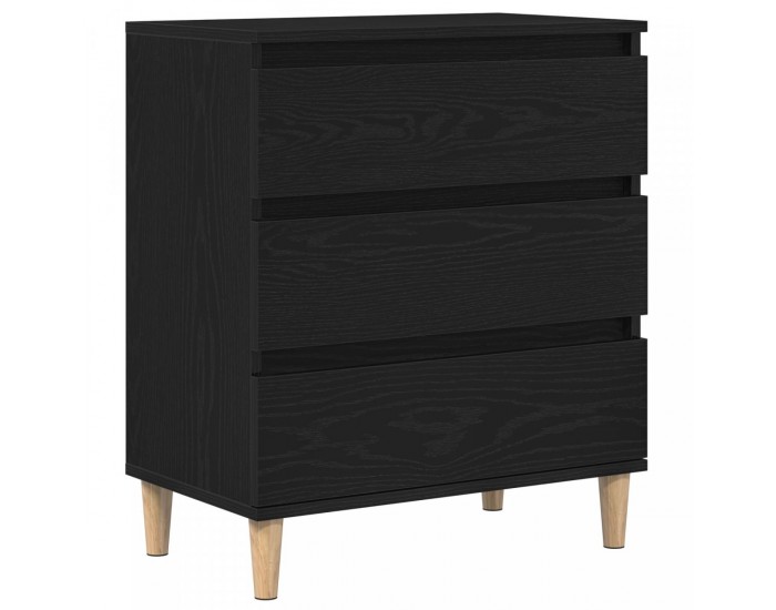 Sonata H Стенен шкаф Черен Дъб 60x35x70 см Инженерна дървесина