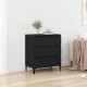 Sonata H Сайдборд Черен Дъб 60x35x70 см Инженерна Дървесина