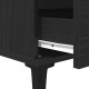 Sonata H Сайдборд Черен Дъб 60x35x70 см Инженерна Дървесина